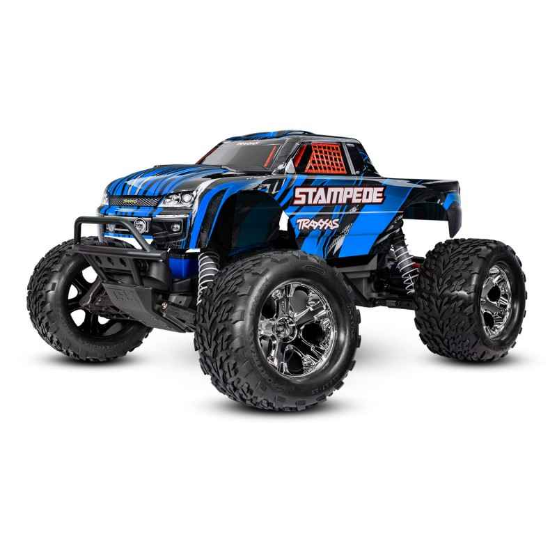 Traxxas Stampede 2WD Azul con batería y cargador TRX36254-4BLUE