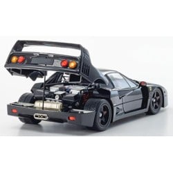 Kyosho 1:18 Ferrari F40 Black 1987 Die-Cast Collection KS08416BK