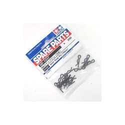 Clips de carroceria negros 6mm Tamiya (15pcs) SP-1537 51537