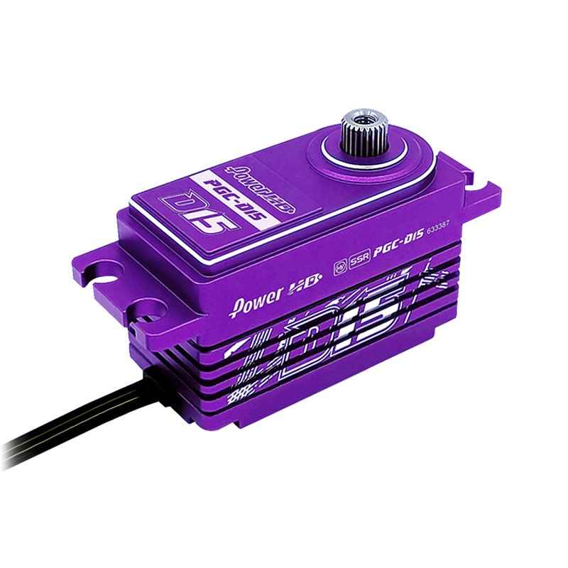 Servo Power HD D15 Violett HV CNC Coreless Digital16.5KG/0.095sec@7.4V PHD042