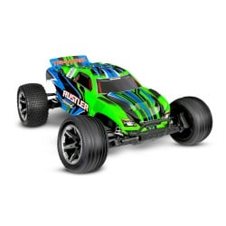 Traxxas Rustler 2wd Brushed HD Verde (con batería y cargador) TRX37254-8GRN