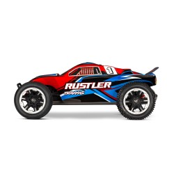 Traxxas Rustler 2wd Brushed HD Rojo (con batería y cargador) TRX37254-8RED