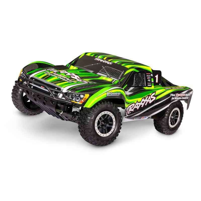 Traxxas Slash 2WD 1/10 Brushed Verde (con batería y cargador) TRX58234-8GRN