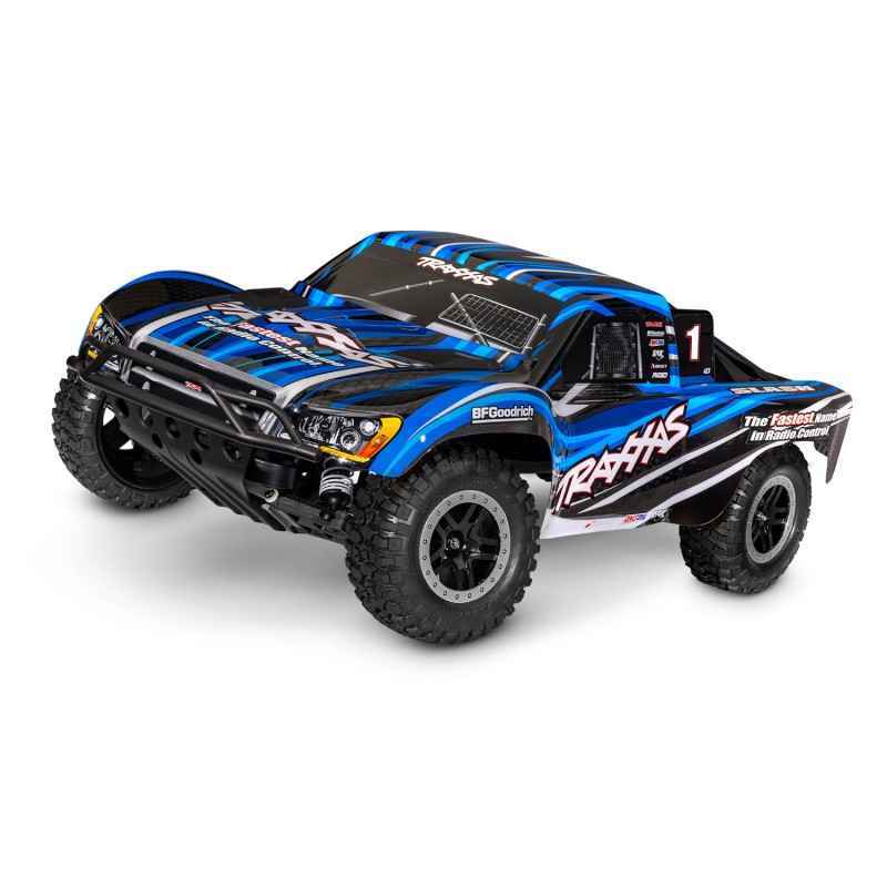 Traxxas Slash 2WD 1/10 Brushed Azul (con batería y cargador) TRX58234-8BLUE