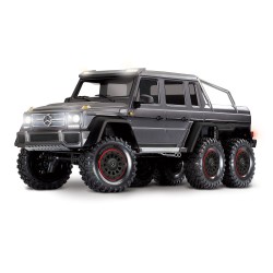 Traxxas TRX-6 Mercedes-Benz G 63 AMG Body 6X6 Electric Trail Truck Clipless Gris TRX88296-4SLVR