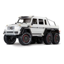 Traxxas TRX-6 Mercedes-Benz G 63 AMG Body 6X6 Electric Trail Truck Clipless Blanco TRX88296-4WHT