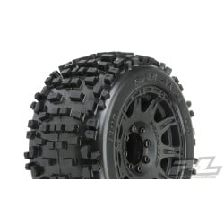 Ruedas completas Pro-line Badlands 3.8" MTD Raid 8x32 Wheels 17mm MT F/R PRO117810