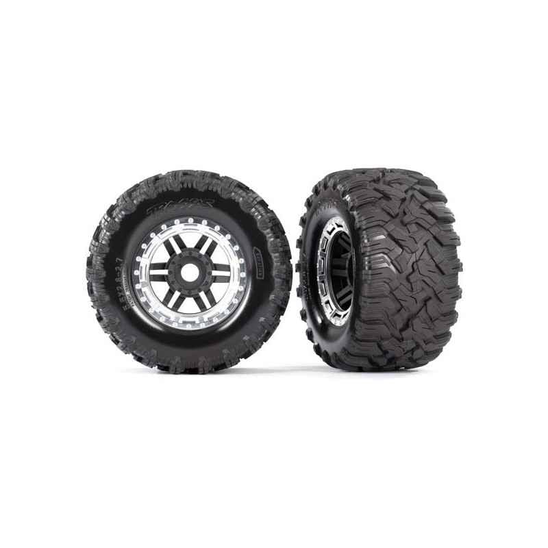 Ruedas completas Traxxas Maxx® All-Terrain Cromo satin (2pcs) TRX8972X