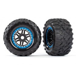 Ruedas completas Traxxas Maxx® All-Terrain Azul (2pcs) TRX8972A