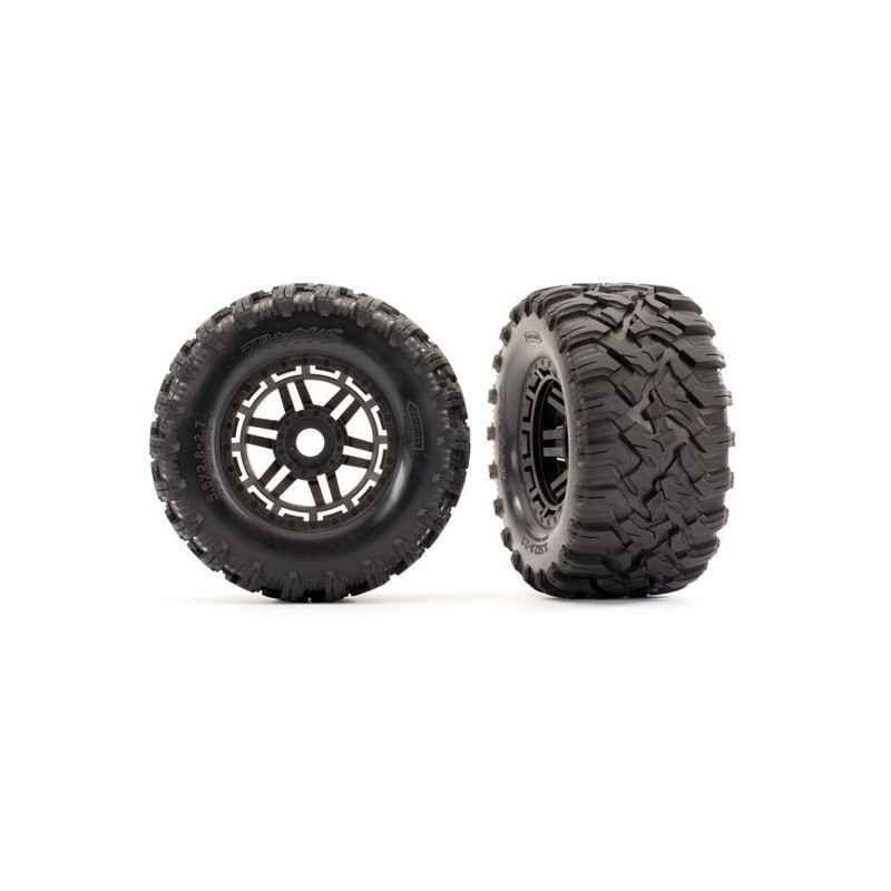 Ruedas completas Traxxas Maxx® All-Terrain Negras (2pcs) TRX8972