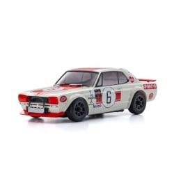 Carrocería Kyosho Autoscale Mini-Z Skyline 2000GT-R KPCG10 Racing'72 Rojo No.6 (MA020) MZP472R