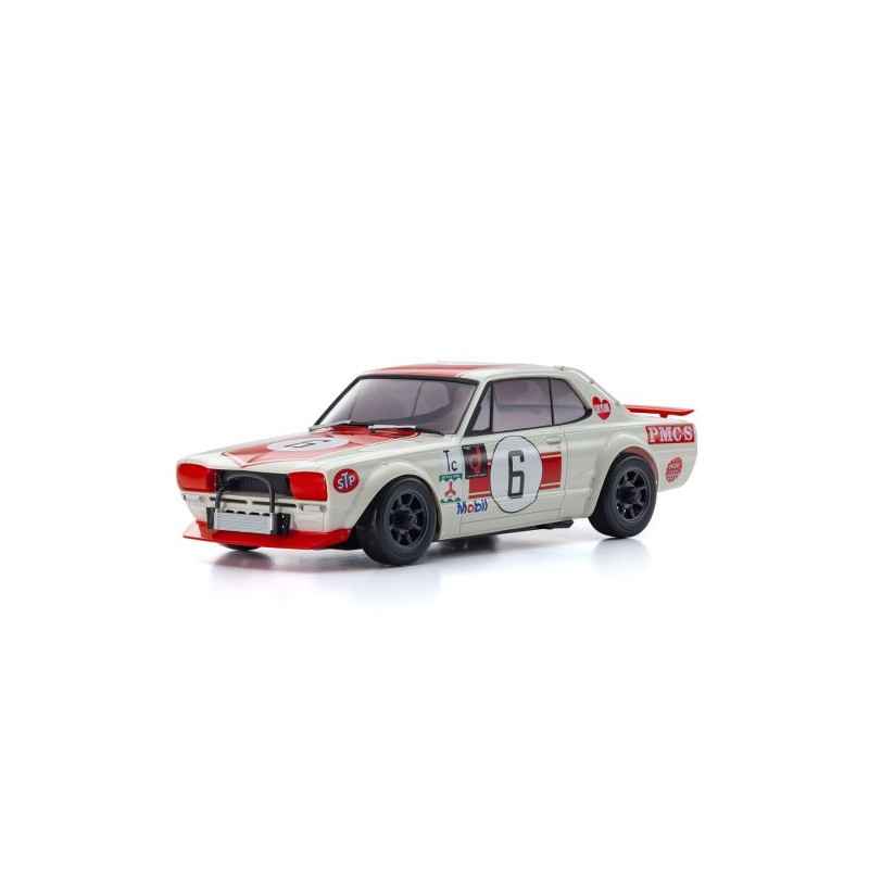 Carrocería Kyosho Autoscale Mini-Z Skyline 2000GT-R KPCG10 Racing'72 Rojo No.6 (MA020) MZP472R