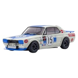 Kyosho Autoscale Mini-Z Skyline 2000GT-R KPCG10 Racing'72 Blue No.15 (MA020) K.MZP472BL