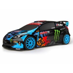 Carrocería Ford Fiesta Ken Block 2013 GRC 140mm 1:18 Pintada para HPI Micro RS4 HPI-113080