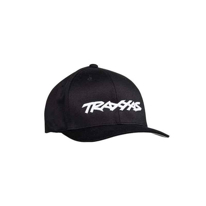 Gorra Flexfit Hat Negra con Logo Traxxas Pequeña SM TRX1188-BLK-SM