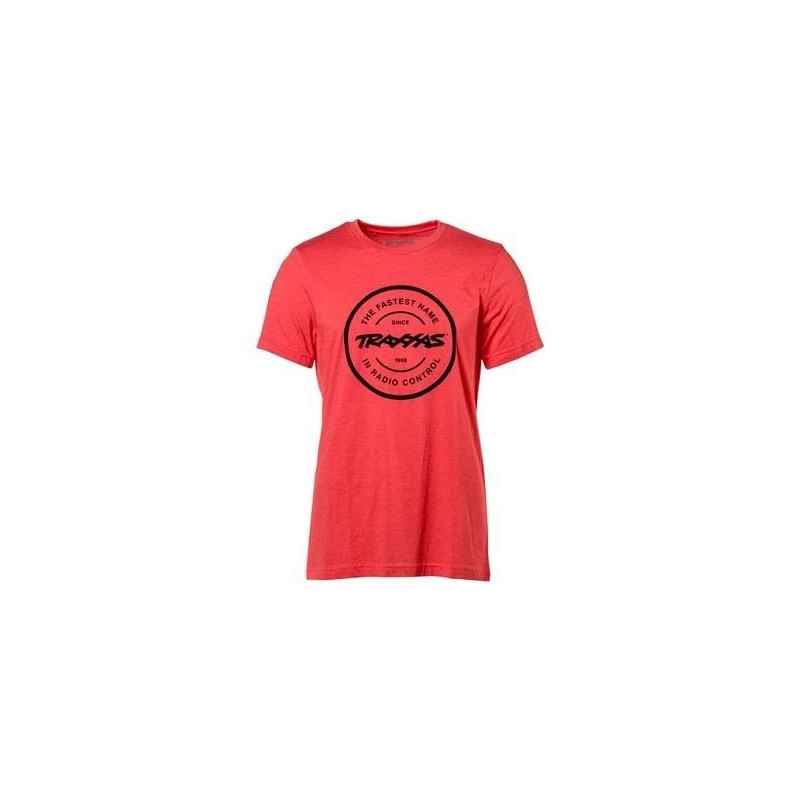 Camiseta Manga Corta Traxxas Token T-shirt Heather rojo TRX1359