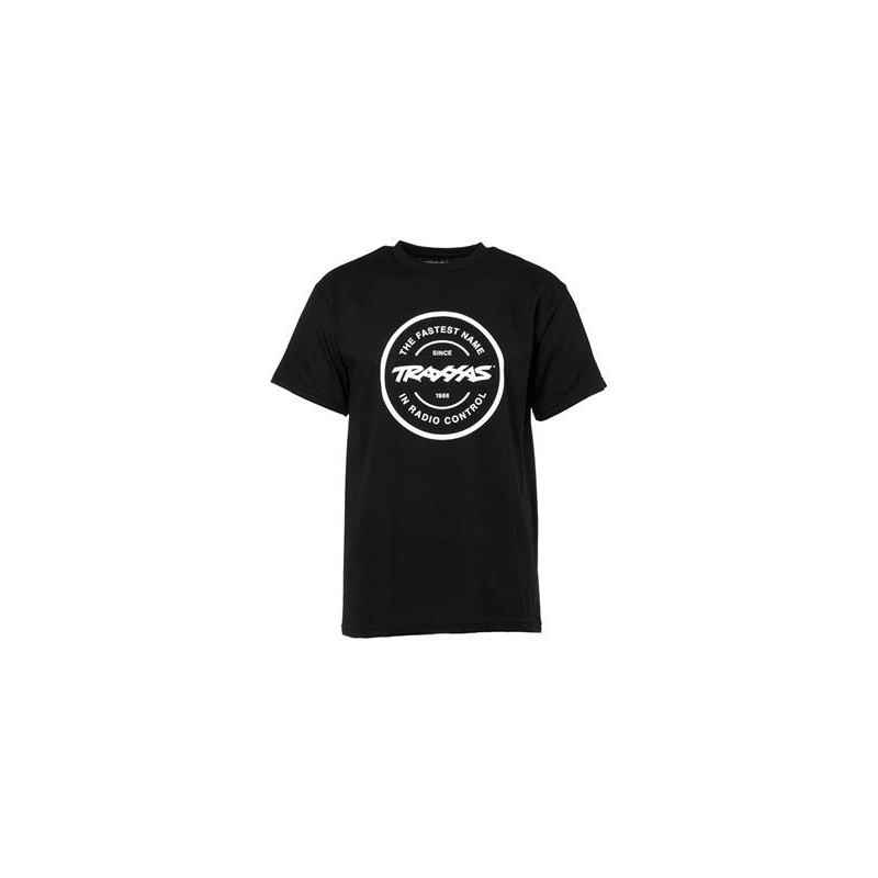 Camiseta Traxxas con logotipo circular Negra 2XL TRX1360-2XL