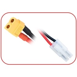 Cable de carga Absima salida XT60 con conector Tamiya 15cm 3040055