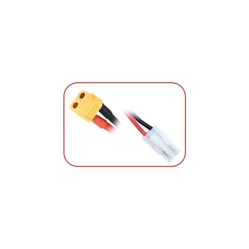 Cable de carga Absima salida XT60 con conector Tamiya 15cm 3040055