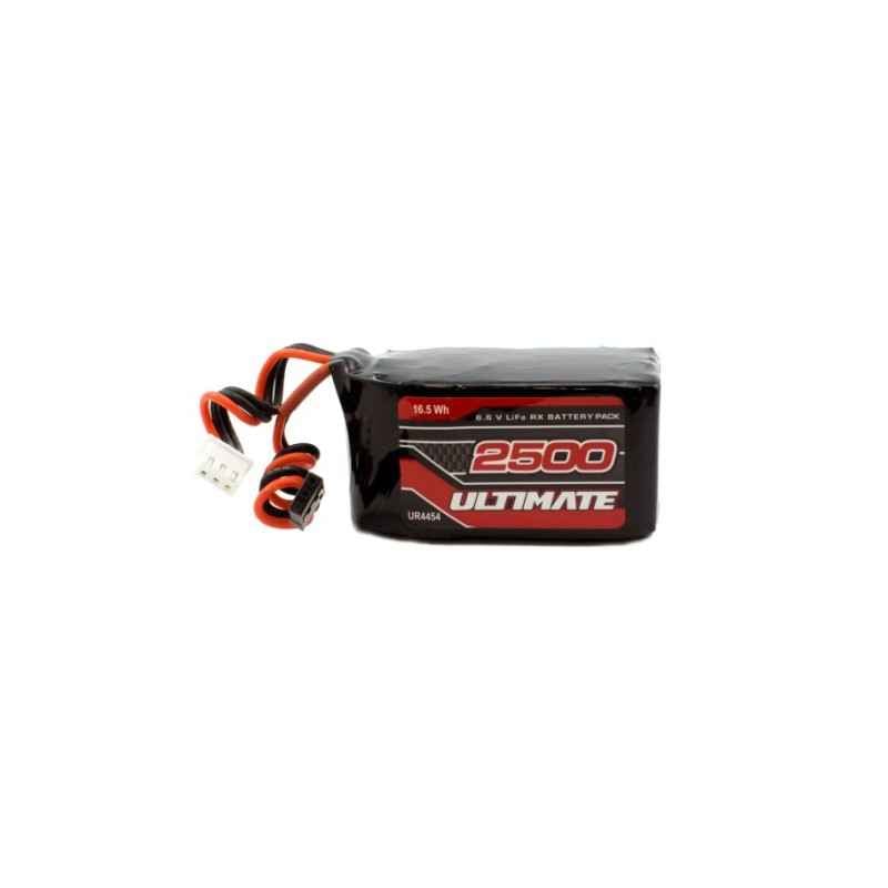 Batería Ultimate LiFe Receptor Cuadrada 6.6v 2500mAh Conexión JR UR4454