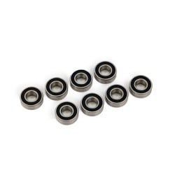 Rodamientos de bolas Traxxas (5x11x4mm) sellados con caucho negro (8pcs) TRX5116R