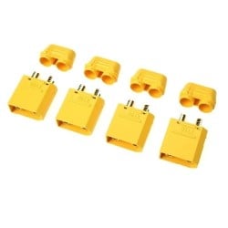 Conector XT90H con capucha Gold Plated hembra 4 pcs GF-1053-003