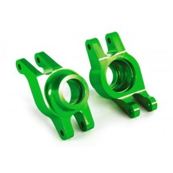 Manguetas Traseras Traxxas aluminio 6061-T6 anodizado Verde (2pcs) TRX8952G