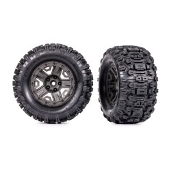 Ruedas Traxxas (gris carbón de 2,8", Sledgehammer®) TRX9072-GRAY