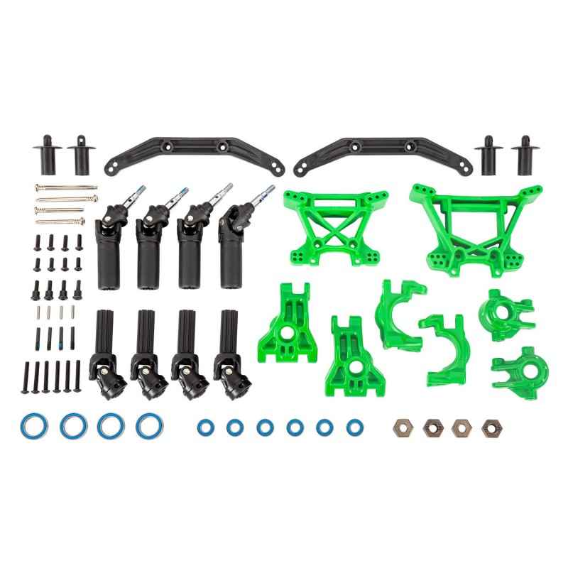 Kit de actualización Heavy Duty extremo en Verde Traxxas TRX9080G