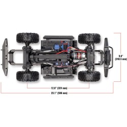 Traxxas TRX-4 Land Rover Defender 110 Rojo TRX82056-4RED