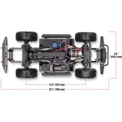 Traxxas TRX-4 Land Rover Defender 110 Gris TRX82056-4GREY