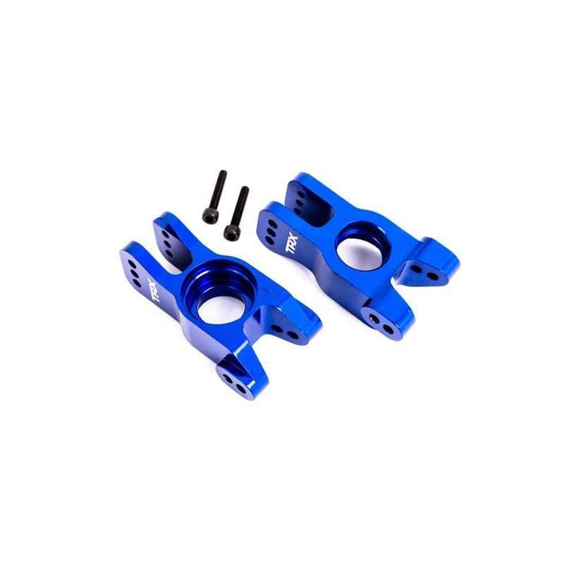 Manguetas de ejes Traxxas de aluminio 6061-T6 Azul TRX9552X