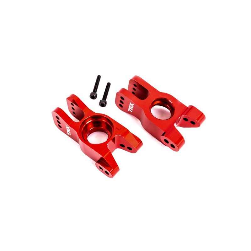 Manguetas de ejes Traxxas de aluminio 6061-T6 Rojo TRX9552R