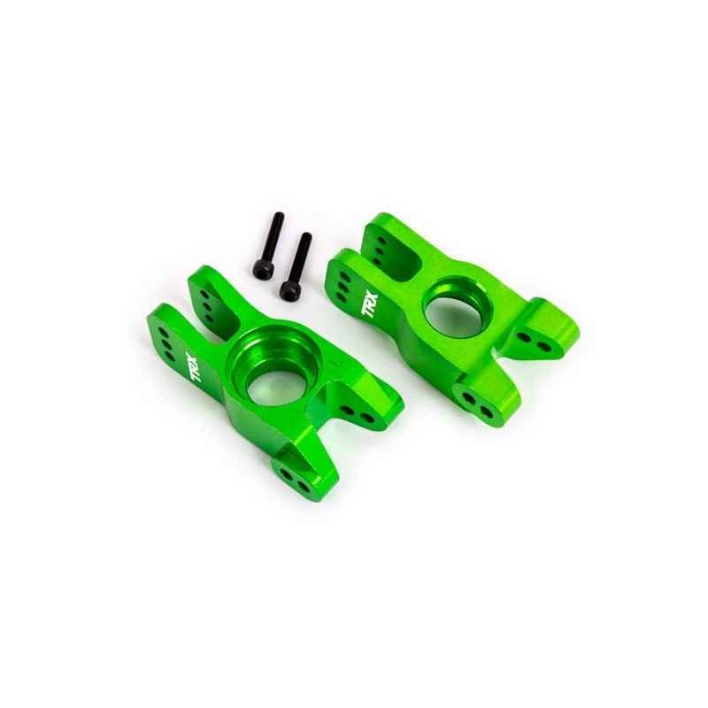 Manguetas de ejes Traxxas de aluminio 6061-T6 Verde TRX9552G