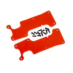 Cubiertas de brazo de suspensión traseras Traxxas (izquierda y derecha) color Rojo TRX9634R