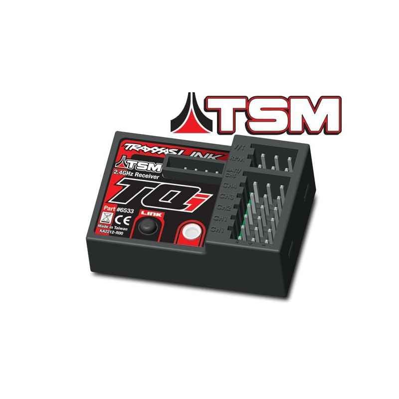 Receptor Traxxas TQi 2.4GHz con telemetria y TSM 5 canales TRX6533