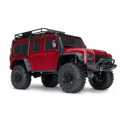 Traxxas Land Rover Defender TRX-4 Crawler Clipless RED TRX82256-4-RED