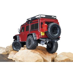 Traxxas Land Rover Defender TRX-4 Crawler Clipless RED TRX82256-4-RED