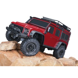 Traxxas Land Rover Defender TRX-4 Crawler Clipless RED TRX82256-4-RED