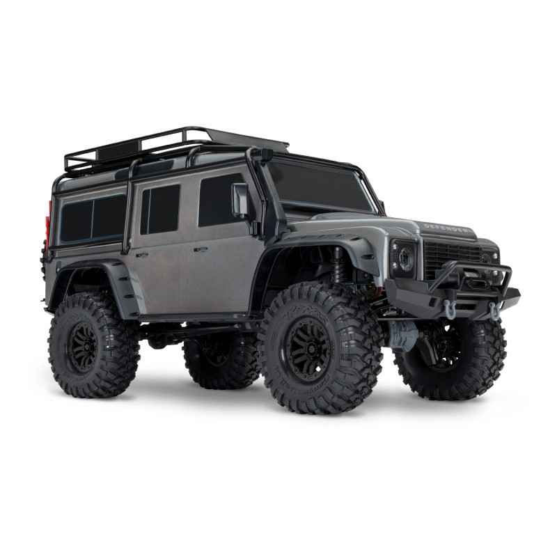 Traxxas Land Rover Defender TRX-4 Crawler Clipless Silver TRX82256-4-SLVR