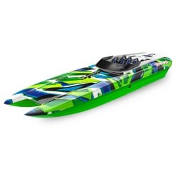 Catamarán Traxxas DCB M41 Verde Race Boat TQi TSM TRX57046-4GRNR