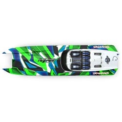 Catamarán Traxxas DCB M41 Verde Race Boat TQi TSM TRX57046-4GRNR