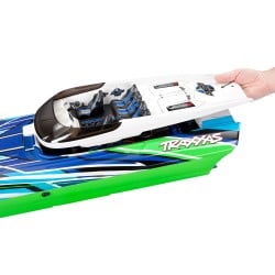 Catamarán Traxxas DCB M41 Verde Race Boat TQi TSM TRX57046-4GRNR