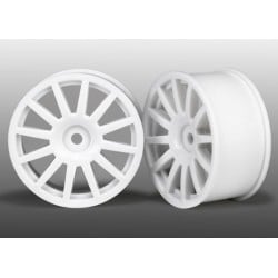 Wheels 12-Spoke (White) (2) LATRAX Rally