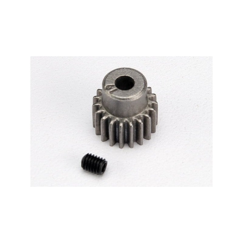 Piñón de motor Traxxas 19-T Dientes (paso 48p) para eje de 3mm TRX2419