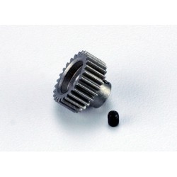 Piñón de motor Traxxas 26T Dientes paso 48p para eje de 3mm TRX2426