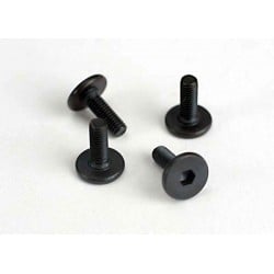 Tornillos Traxxas de 3X10mm con cabeza plana hexagonal (4pcs) TRX4859