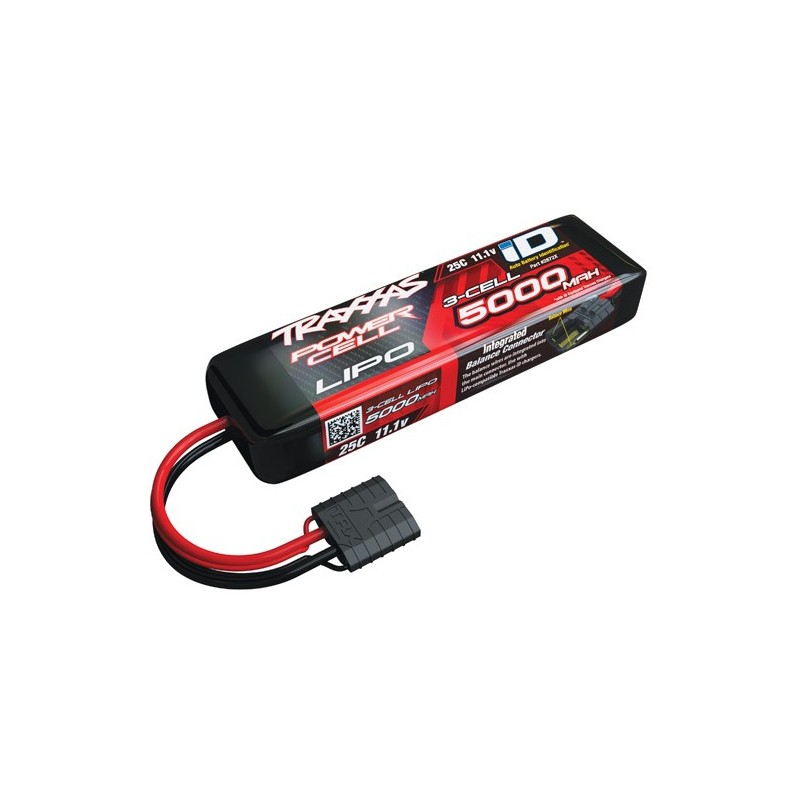 Bateria LIPO Traxxas 5000mAh 11.1V 3S 25C Conector ID TRX2872X