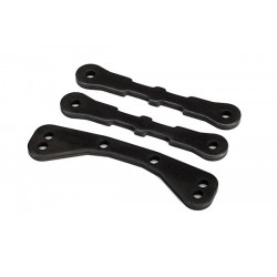 Tirante de acero de mamparo superior (1pc) y inferior (2pcs) Traxxas para X-Maxx TRX7726