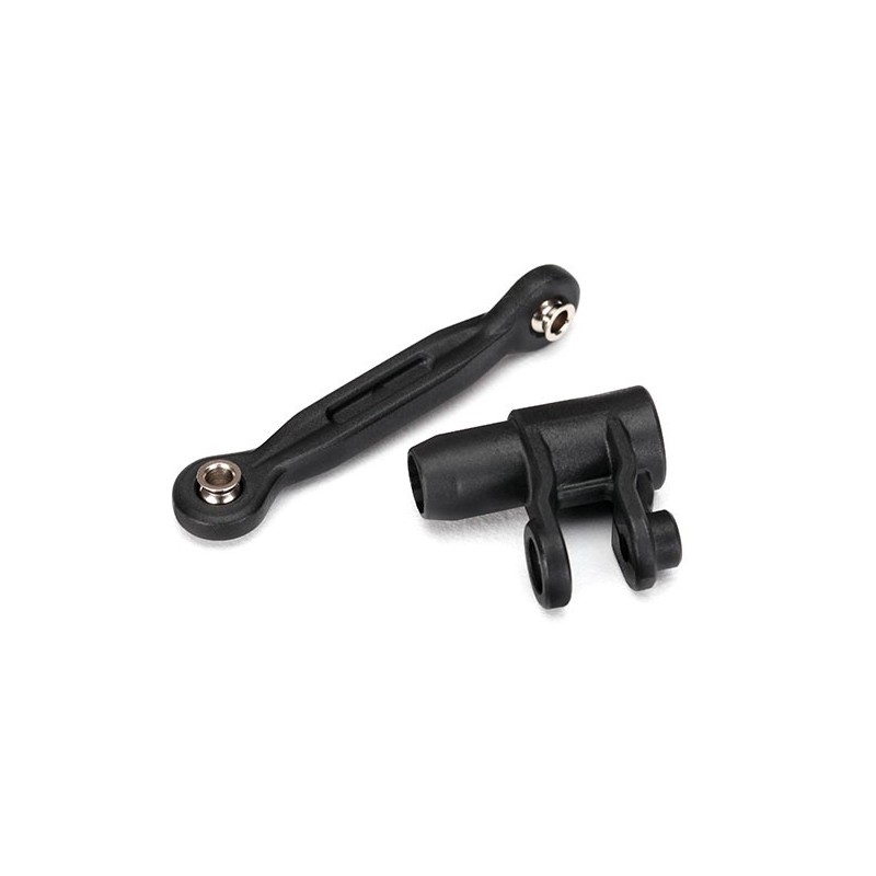 Brazo de servo dirección Traxxas con link 46mm para X-Maxx TRX7747